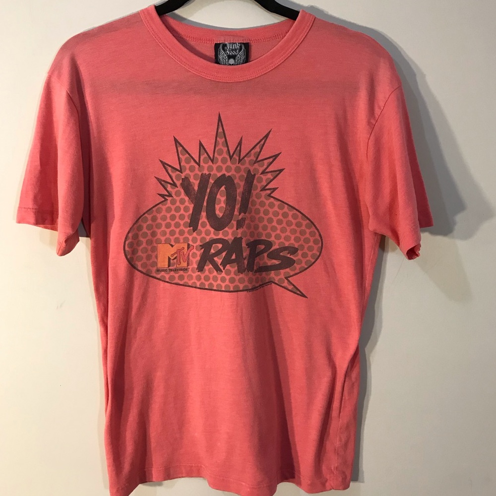 MTV Yo Raps Graphic Tee Rare Color
